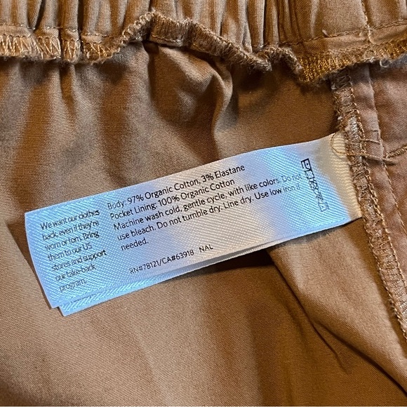 Eileen Fisher Organic Cotton Poplin Wide Cropped Pant Medium Petite - Picture 4 of 5